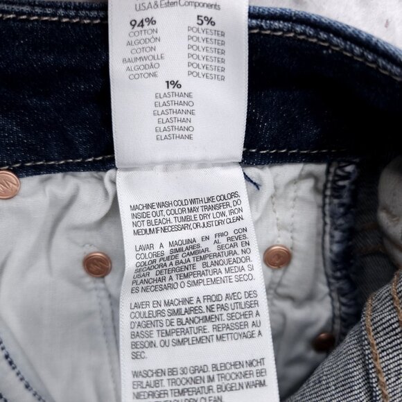 NWT MOTHER High Waisted Looker Jeans Teaming Up Wash Stretch Sizes 27 and 29 - Picture 7 of 9